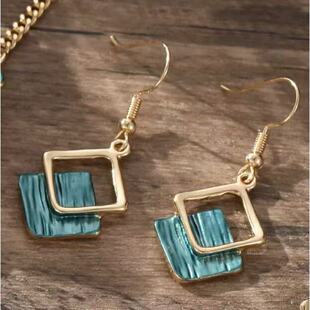 铜合金耳环S200 轻奢气质百搭优雅精致耳环 时尚