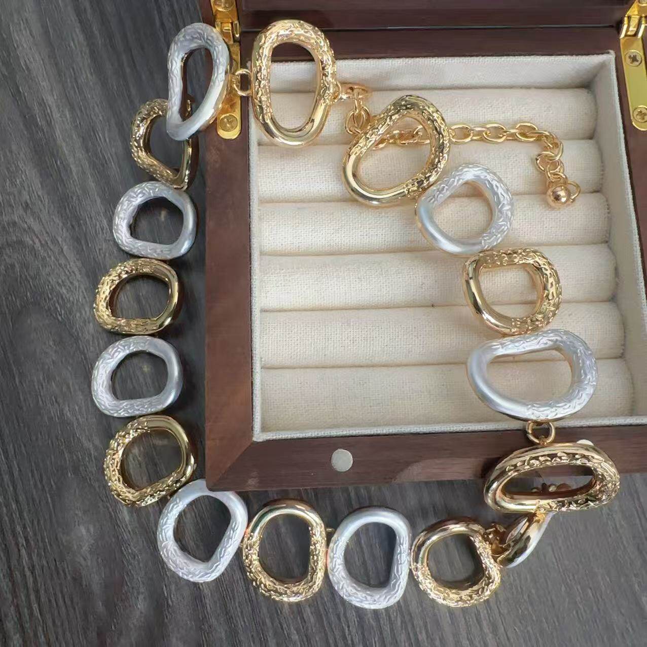 铜合金项链 H396 时尚轻奢气质百搭优雅精致项链