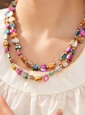 铜合金项链C308 时尚轻奢气质百搭优雅精致项链