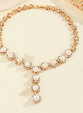 铜合金项链D034 时尚轻奢气质百搭优雅精致项链