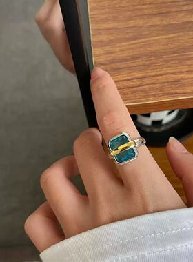 铜合金开口戒指H385 时尚轻奢气质百搭优雅精致戒指