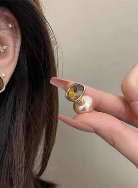 铜合金耳饰   D413   轻奢百搭时尚复古耳饰