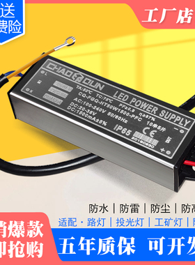 户外防雷led驱动电源路灯投光灯配件镇流器30W50W60W100W防水驱动