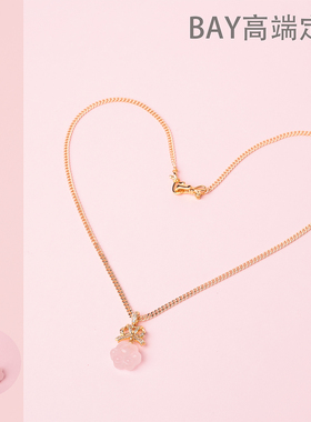 【BAY高端定制】puppy女颈带项链k8项链14k蝴蝶结项链