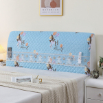 新款全包床头罩加厚夹棉布艺防尘套保护罩靠背防尘罩木板床头套罩