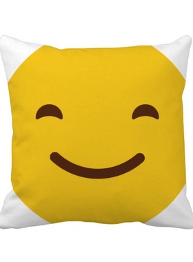 网聊表情包插画方形抱枕靠枕沙发靠垫双面含芯礼物学校幼儿园装饰