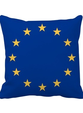 家象征符号图案方形抱枕靠枕沙发靠垫双面含芯礼物学校幼儿园装饰