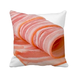 沙发靠垫双面含芯礼物羊排卷生肉食物美味方形抱枕学校幼儿园装饰