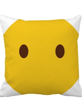 网聊表情包插画方形抱枕靠枕沙发靠垫双面含芯礼物学校幼儿园装饰