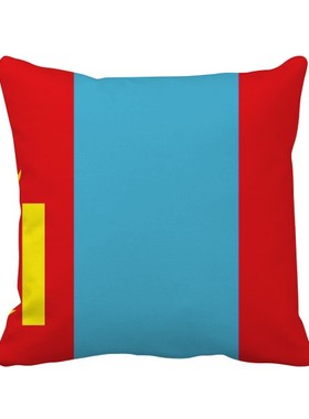 家象征符号图案方形抱枕靠枕沙发靠垫双面含芯礼物学校幼儿园装饰