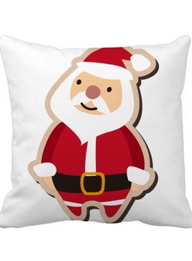 通节日插画图案方形抱枕靠枕沙发靠垫双面含芯礼物学校幼儿园装饰