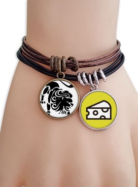 标志饰品手链幼儿园狮子座