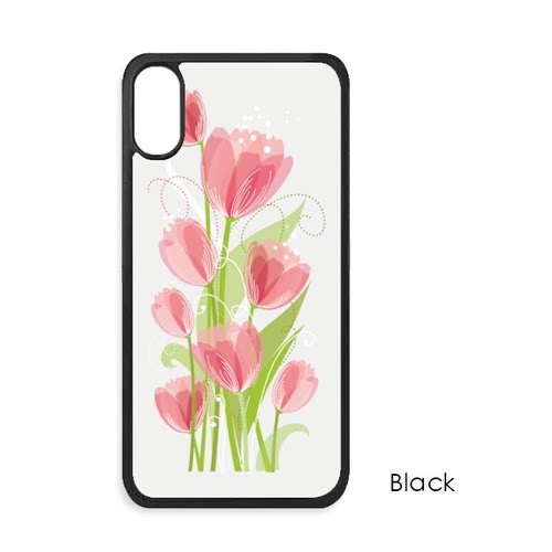 植物花卉郁金香适配于apple苹果iPhone78112Pro手机壳XRmaxs华为
