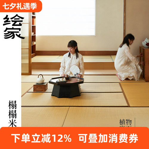 绘家日式电热榻榻米垫定制椰棕