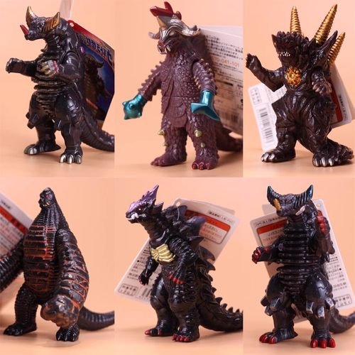 哥莫拉怪兽玩具空心软胶摆件公仔可动手办巴拉巴迪加玛雷德王