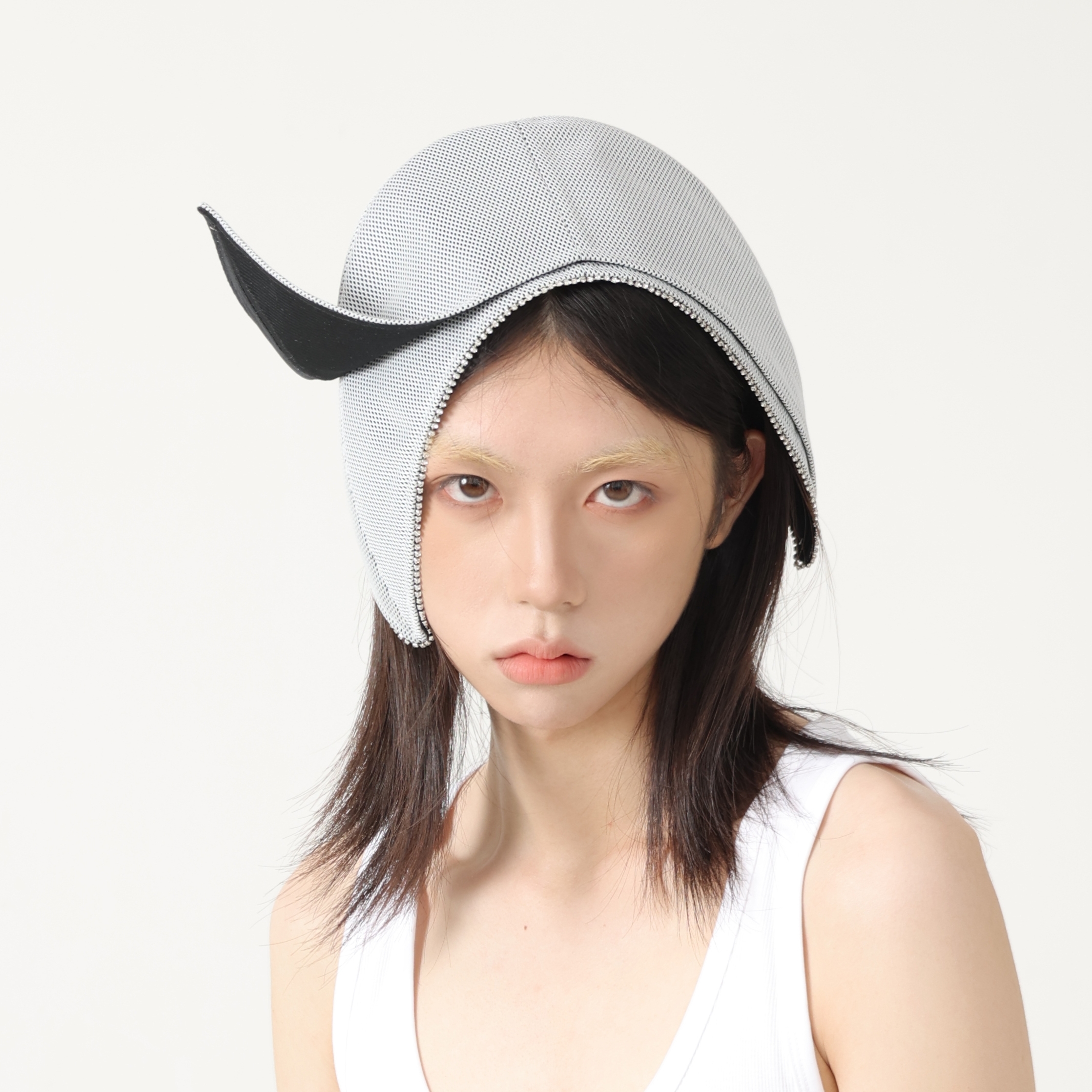 户外出街露营双帽檐设计感造型帽