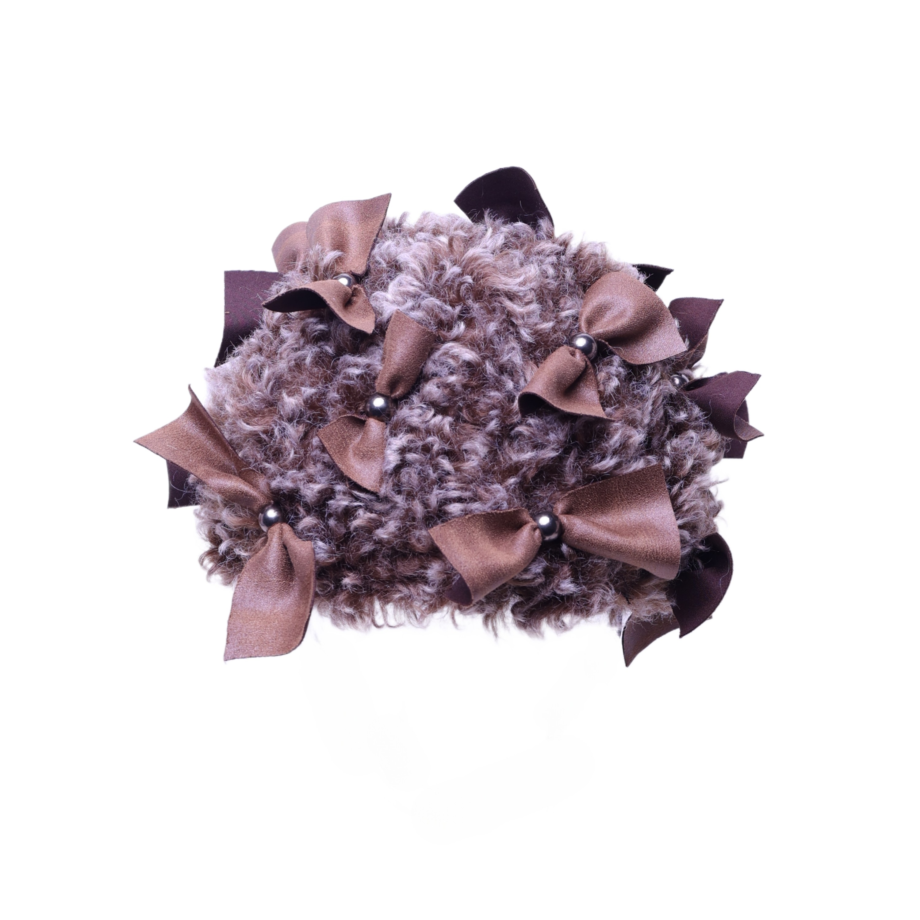 YEZI OD 原创秋冬保暖毛绒帽女钉珠蝴蝶结设计甜美包头帽子显脸小,服饰配件/皮带/帽子/围巾,帽子,淘宝优惠券,粉丝福利购,淘宝优惠卷