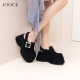 厚底后空单鞋 JOOC玖诗水钻方扣包头拖女2026春夏新款 时髦尖子