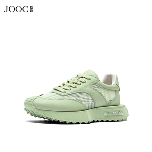 JOOC玖诗阿甘鞋女秋新款复古透气休闲百搭跑步运动鞋德训鞋