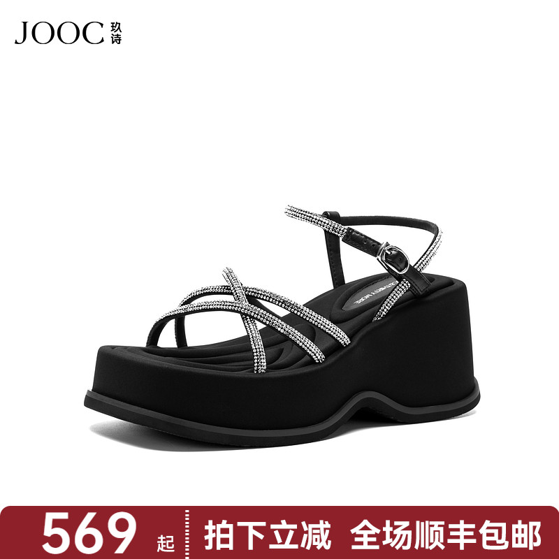 时尚厚底凉鞋JOOC细带