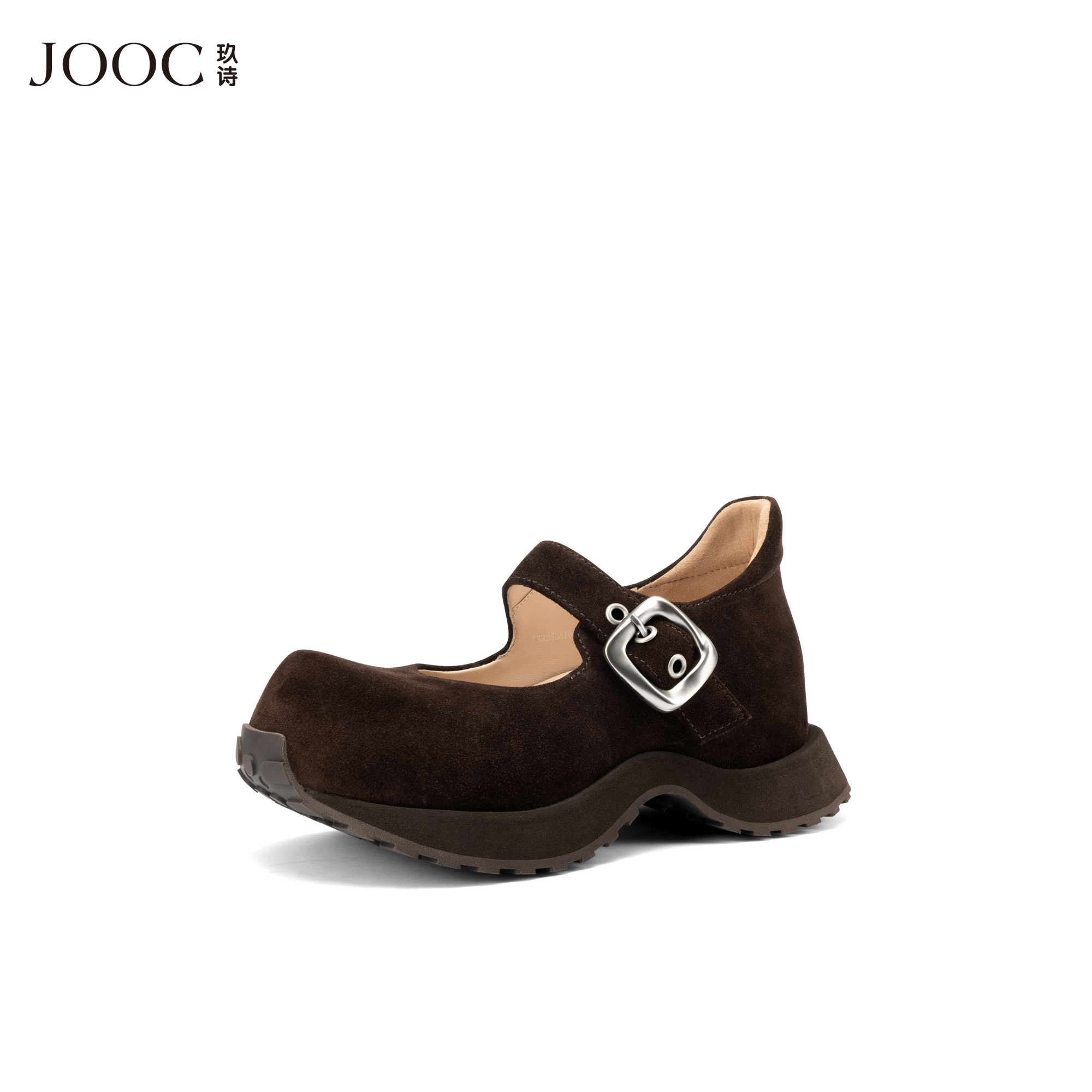 JOOC玖诗隐形内增高玛丽珍鞋