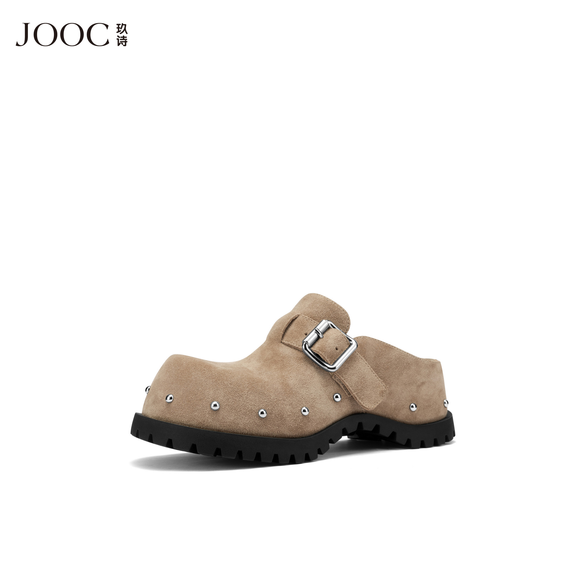JOOC玖诗外穿大头勃肯鞋女图片