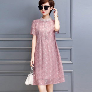 2026巨好看特制小个子蕾丝雪纺连衣裙 气质衣服a字裙 夏天大码 女装