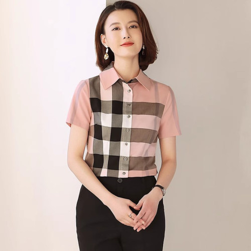 轻奢高级感不起球不褪色格子衬衫