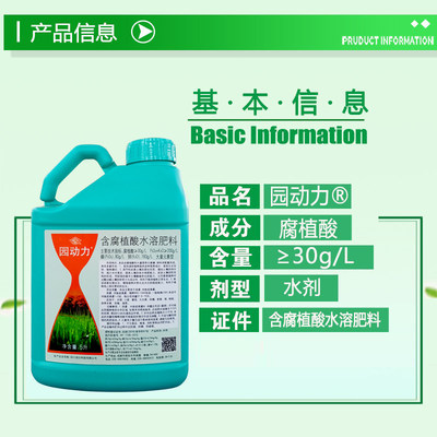 国光 园动力 腐植酸水溶肥料磷钾肥调节土壤冲施肥料园动力水溶肥