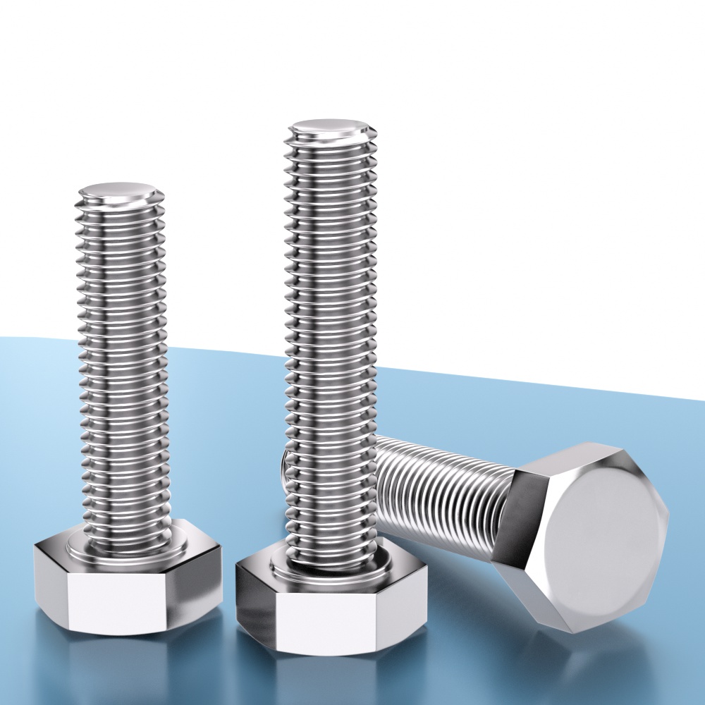 316不锈钢外六角全牙加长螺杆