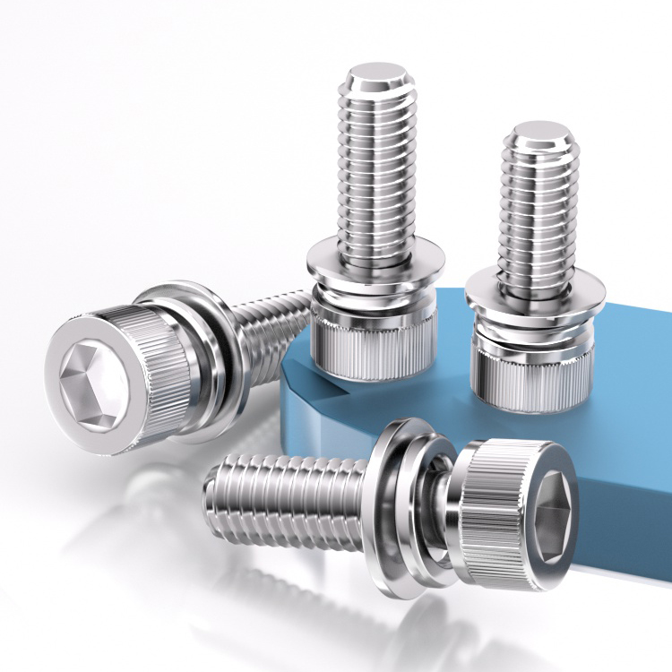 304不锈钢杯头内六角三组合