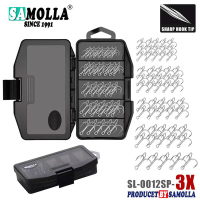 SAMOLLA渔具套装3倍加强三本钩铁