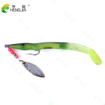 亮片鱼饵批发亨嘉新款反光亮片软