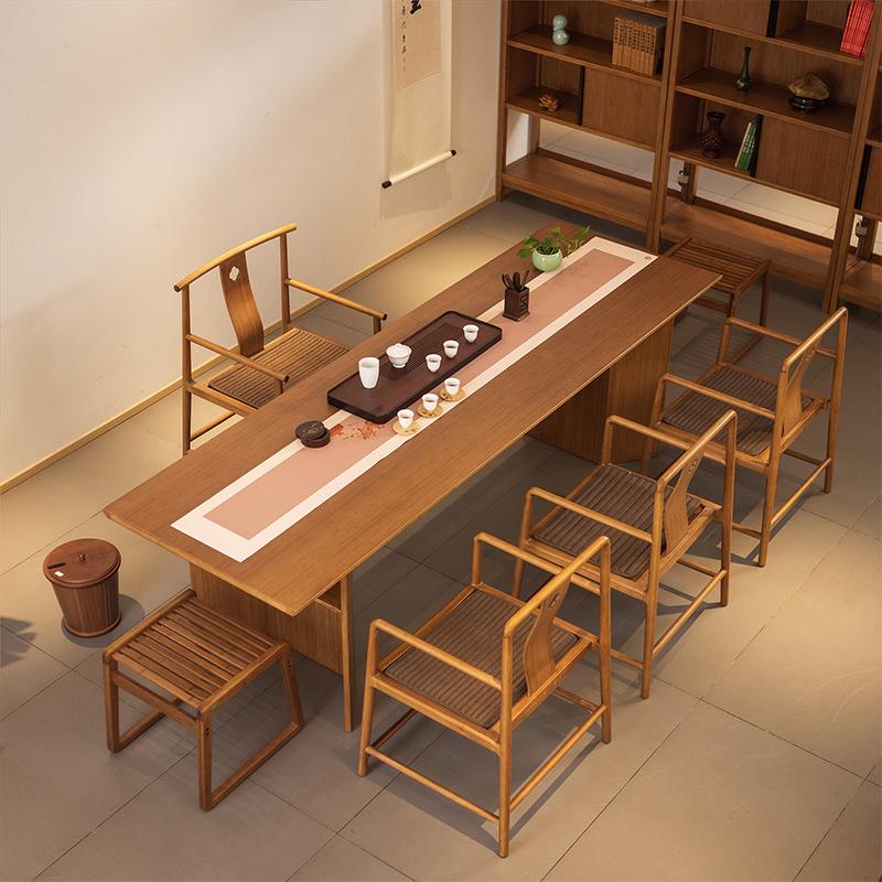 祥福新中式茶桌椅组合家用茶室