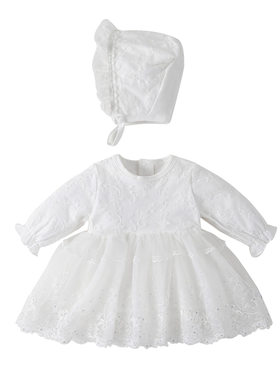 女宝宝礼服秋冬百日宴婴儿公主裙春秋婴幼儿衣服六个月裙子裙摆