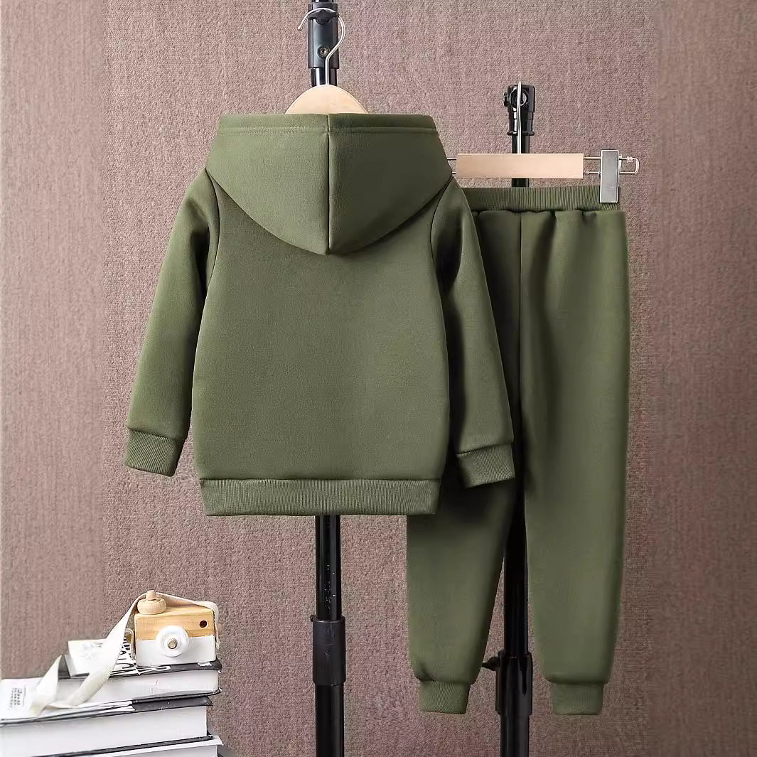 男童时尚卫衣两件套卡通儿童小恐龙印花秋冬加绒套头衫套,童装/婴儿装/亲子装,儿童运动套装,淘宝优惠券,粉丝福利购,淘宝优惠卷