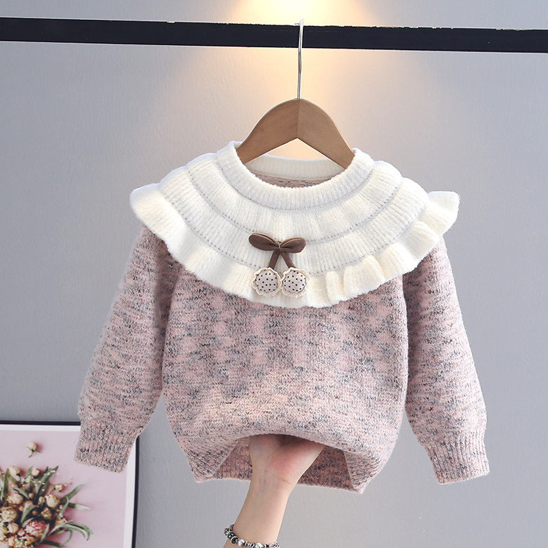 女童毛衣针织衫洋气线衫打底衫2025秋冬新款长袖上衣宝宝秋冬季,童装/婴儿装/亲子装,毛衣/针织衫,淘宝优惠券,粉丝福利购,淘宝优惠卷