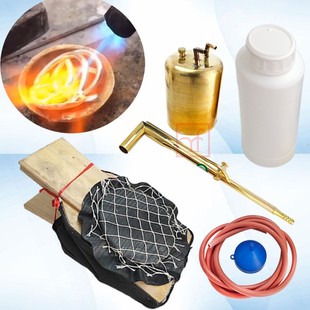 汝发大号木风球火枪火吹皮老虎套装熔金银提炼焊接打金提纯首饰机