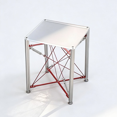 赛博朋克现代工业风设计茶室书房客厅简约质感家居装饰边几小茶几