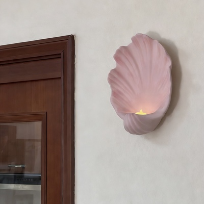 咖啡馆贝壳烛台壁饰咖啡店墙上装饰墙饰壁挂装饰墙面挂件装饰