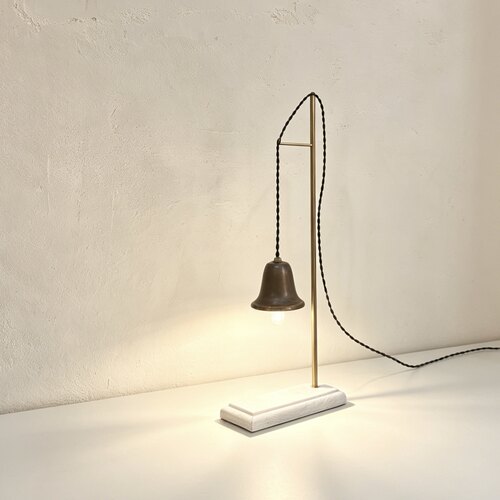 中古日系诧寂泡茶室道具复古金属手工做旧器具咖啡厅喇叭裁纸台灯