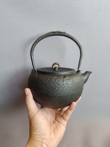 日本明治时期老铁壶铁盖环摘金龙堂龙文堂造非金寿堂雨宫宗安之介