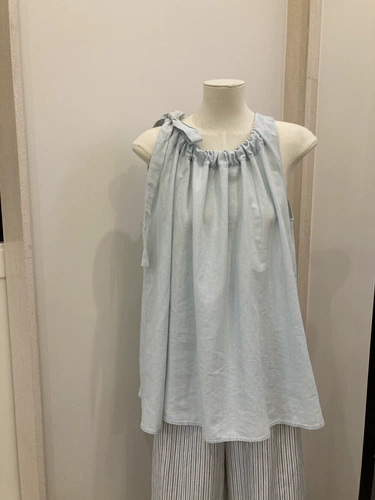 Летняя майка топ, изысканный стиль, оверсайз