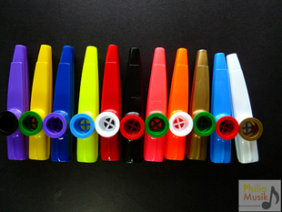 菲利亚香港 进口新品 正品 Kazoobie 無字 塑料卡祖笛子Kazoo