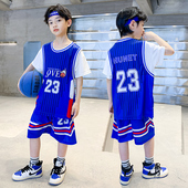 儿童篮球服夏装 速干套装 透气中大童男孩运动球衣23号 男童夏季 童装