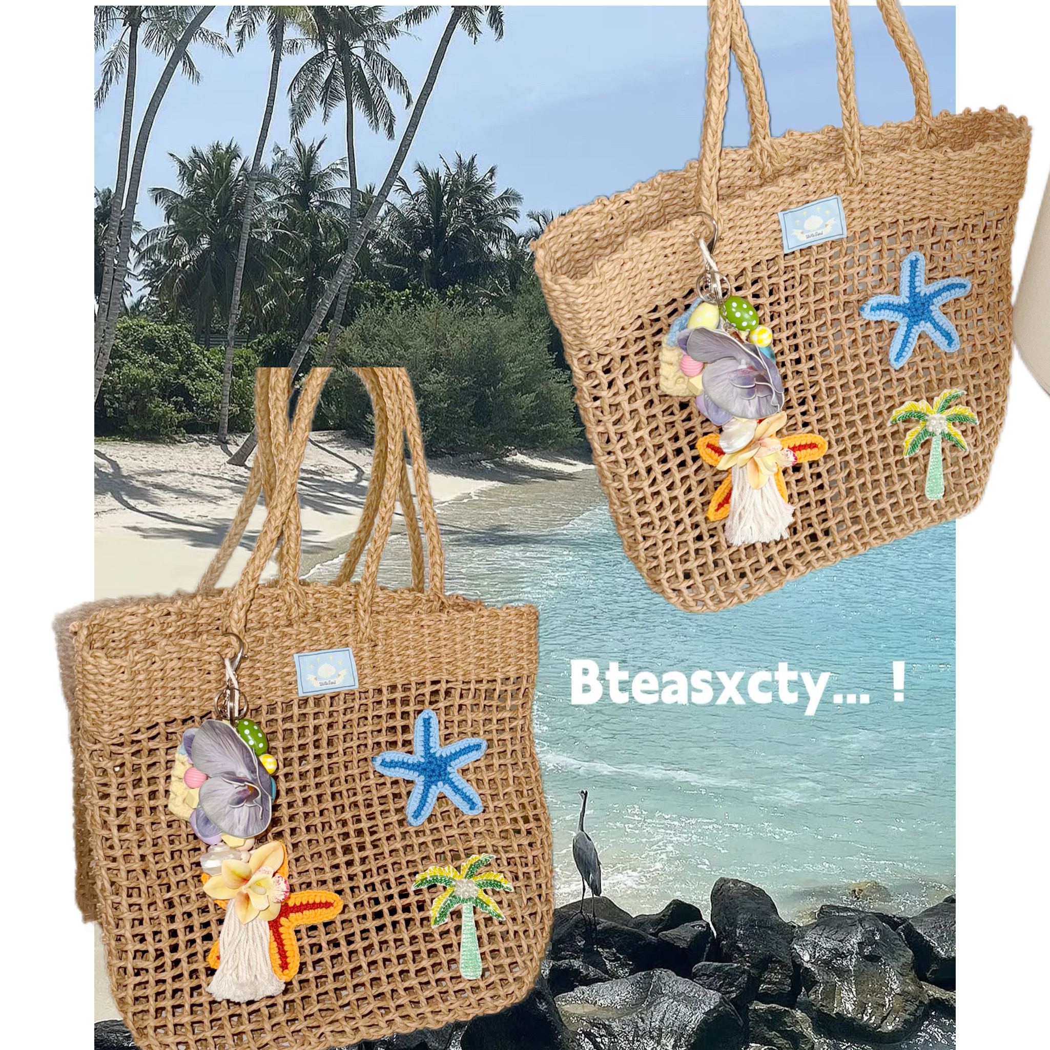 日光欲自制小众文艺ins风草编菜篮子包女单肩沙滩度假百搭大容量,箱包皮具/热销女包/男包,通用款女包,淘宝优惠券,粉丝福利购,淘宝优惠卷