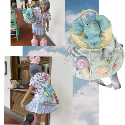 日光欲原创可爱双肩包少女心小众设计感包包女Y2K中学生休闲背包