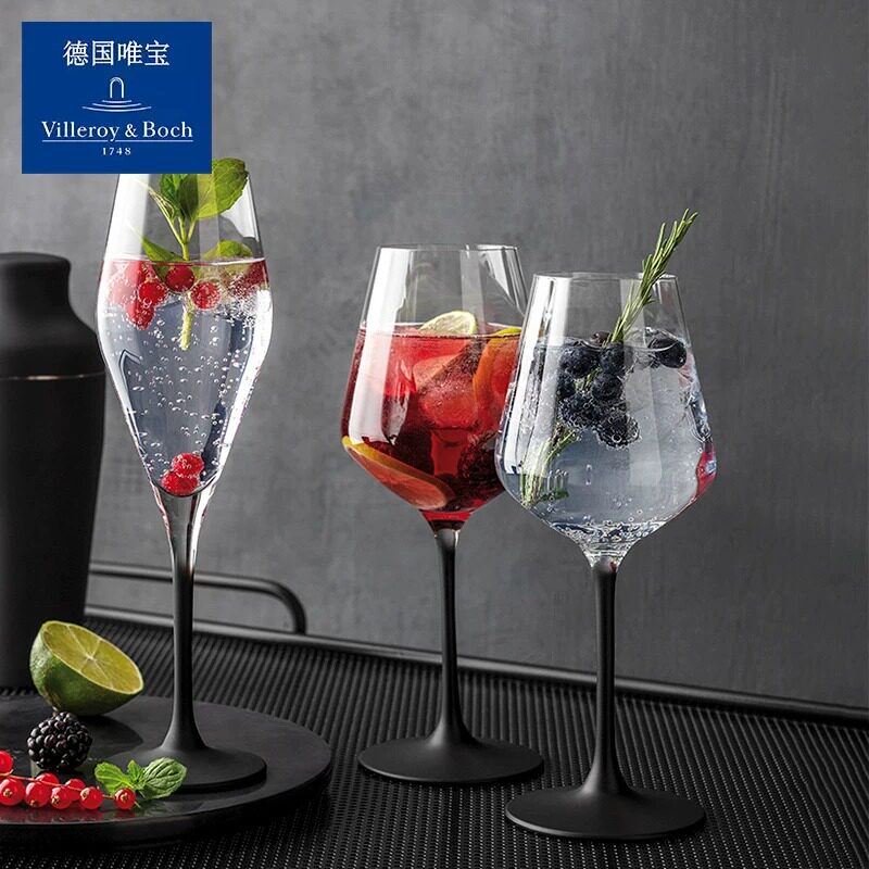 villeroyboch德国唯宝进口高脚香槟杯红酒杯子水晶玻璃白葡萄酒杯