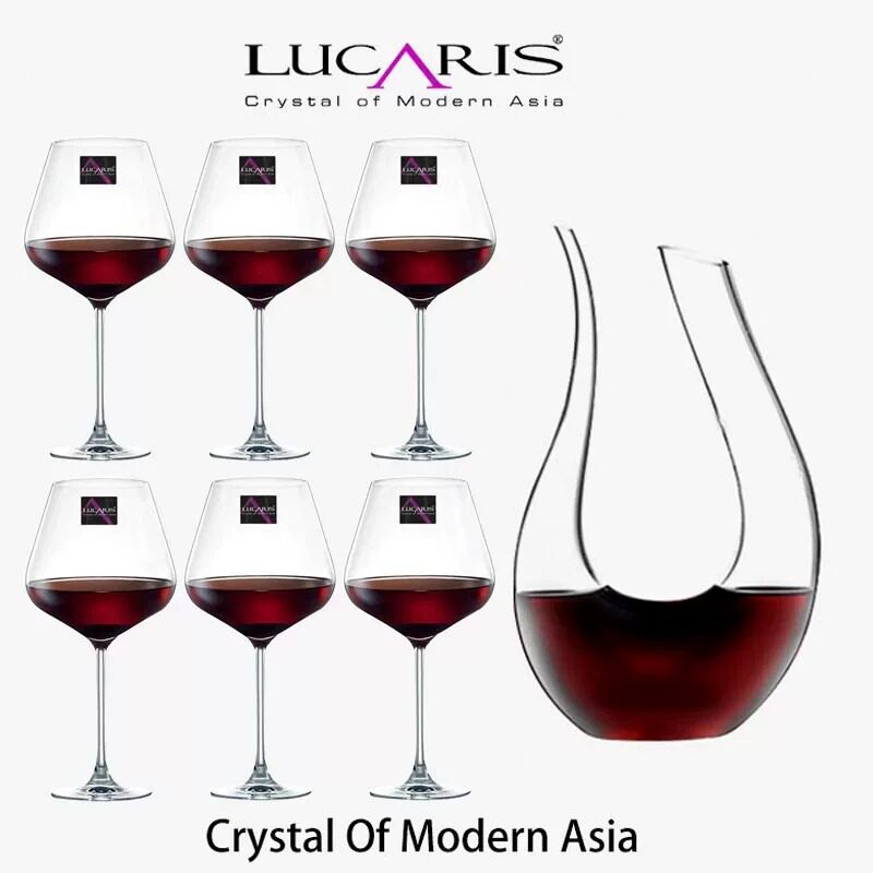 泰国进口lucaris动感香港雷司令杯红酒杯醒酒器酒杯架葡萄酒杯