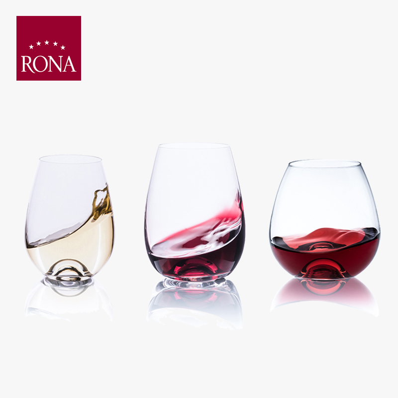 RONA洛娜侍酒司多用途酒杯进口玻璃不倒翁红酒烈酒杯洋酒品酒杯